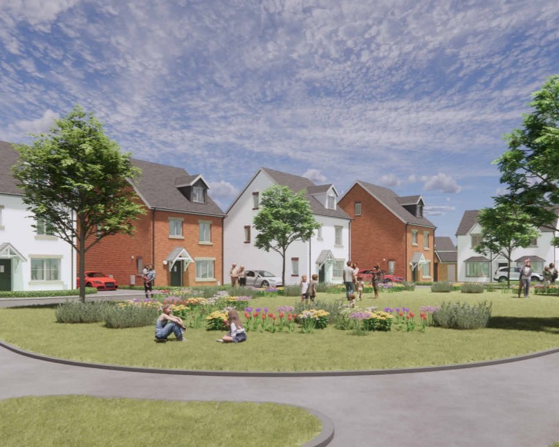 Wrexham Road, SG estates, p via planning documents