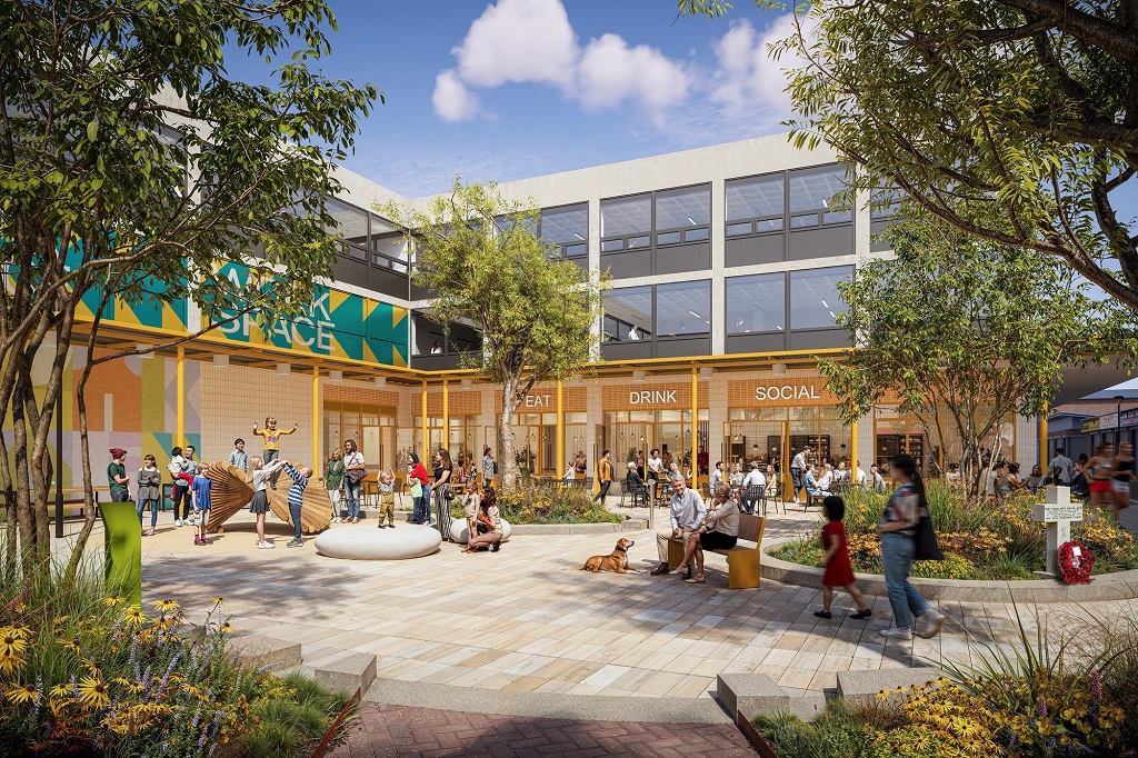 Wythenshawe Civic CGI Dec , Muse and Manchester City Council, p Font Comms