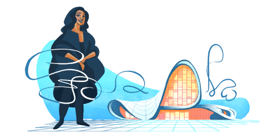 Zaha Hadid Google Doodle THING