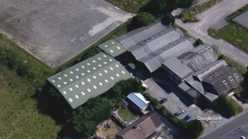 beehive mill, Blackburn with Darwen Council, c Google Earth