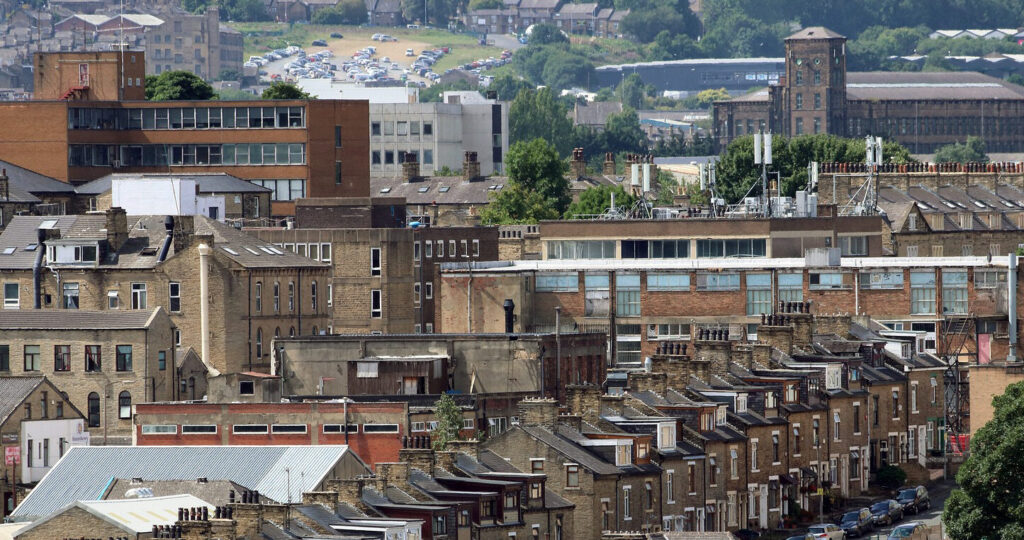 Bradford has seen the most dramatic fall in property values in the North