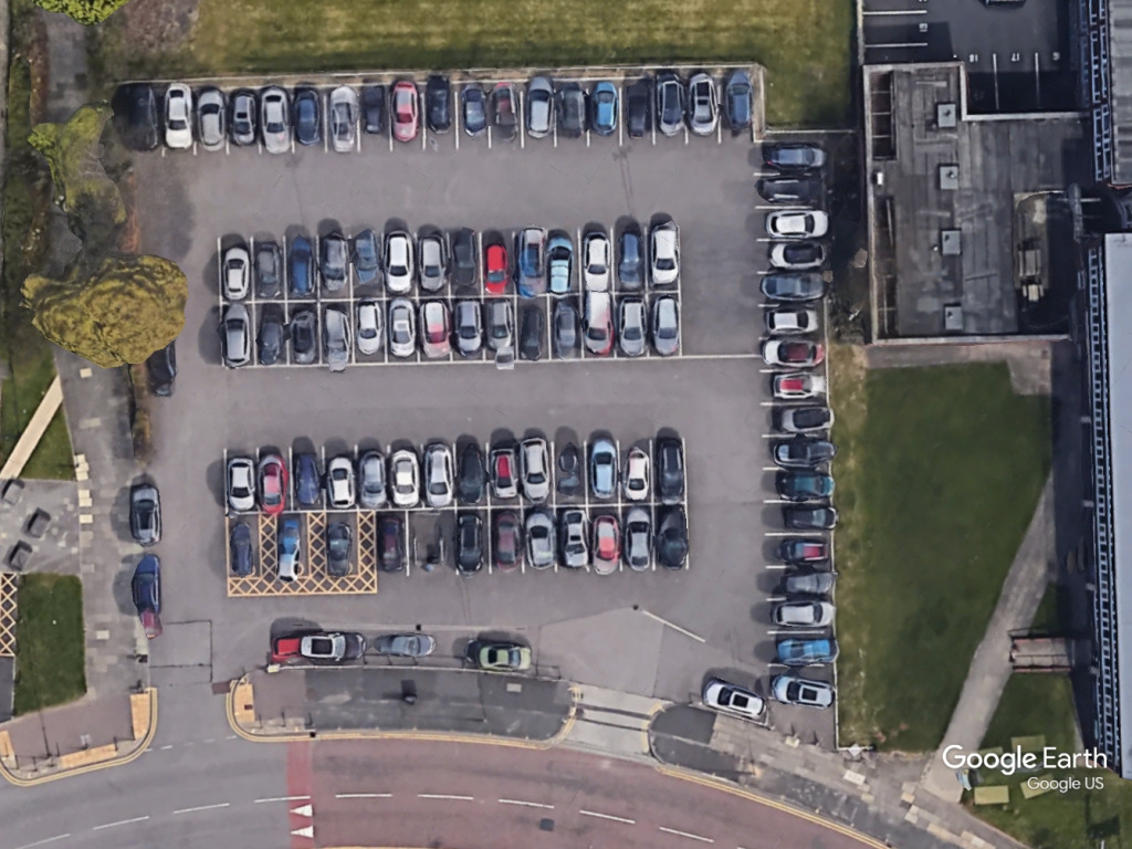 land off St Chads Drive, Knowsley Council, c Google Earth