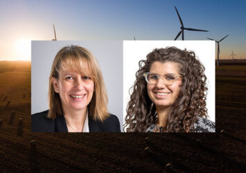 Carol Culley, deputy chief executive at Manchester City Council & Leah Holmes, associate, smart energy and sustainability at Hydrock.