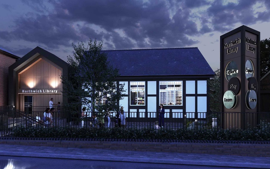 northwich library ext night p plandocs