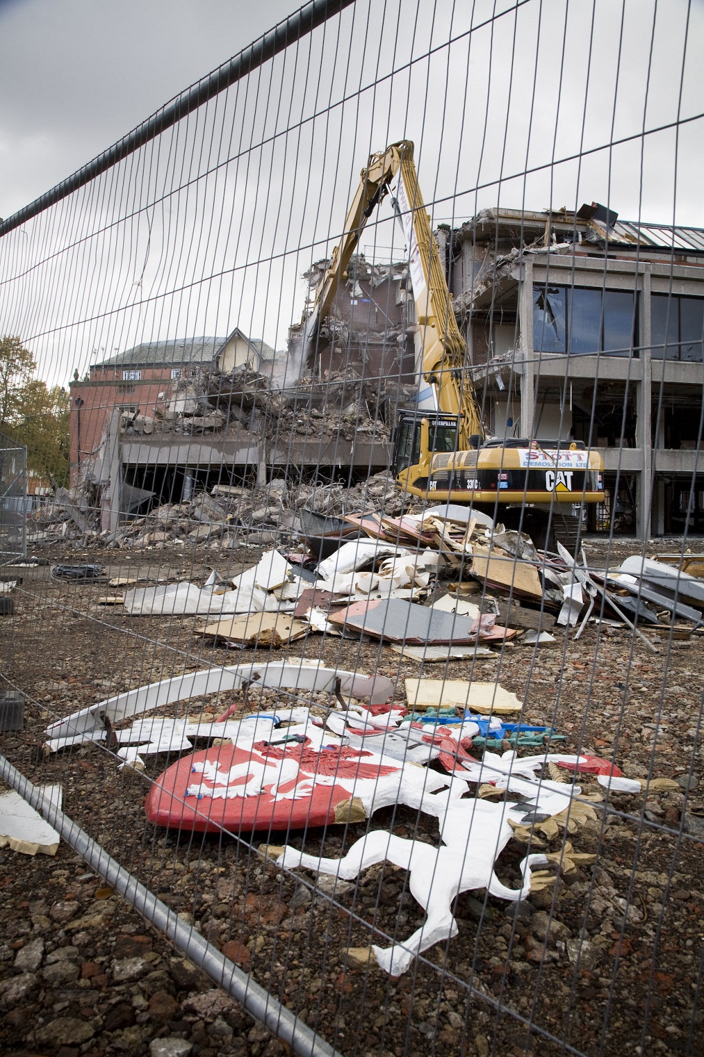Trafford Town Hall demolition