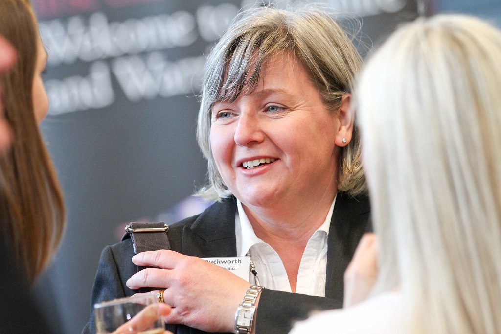 Alison Duckworth from Burnley delegation