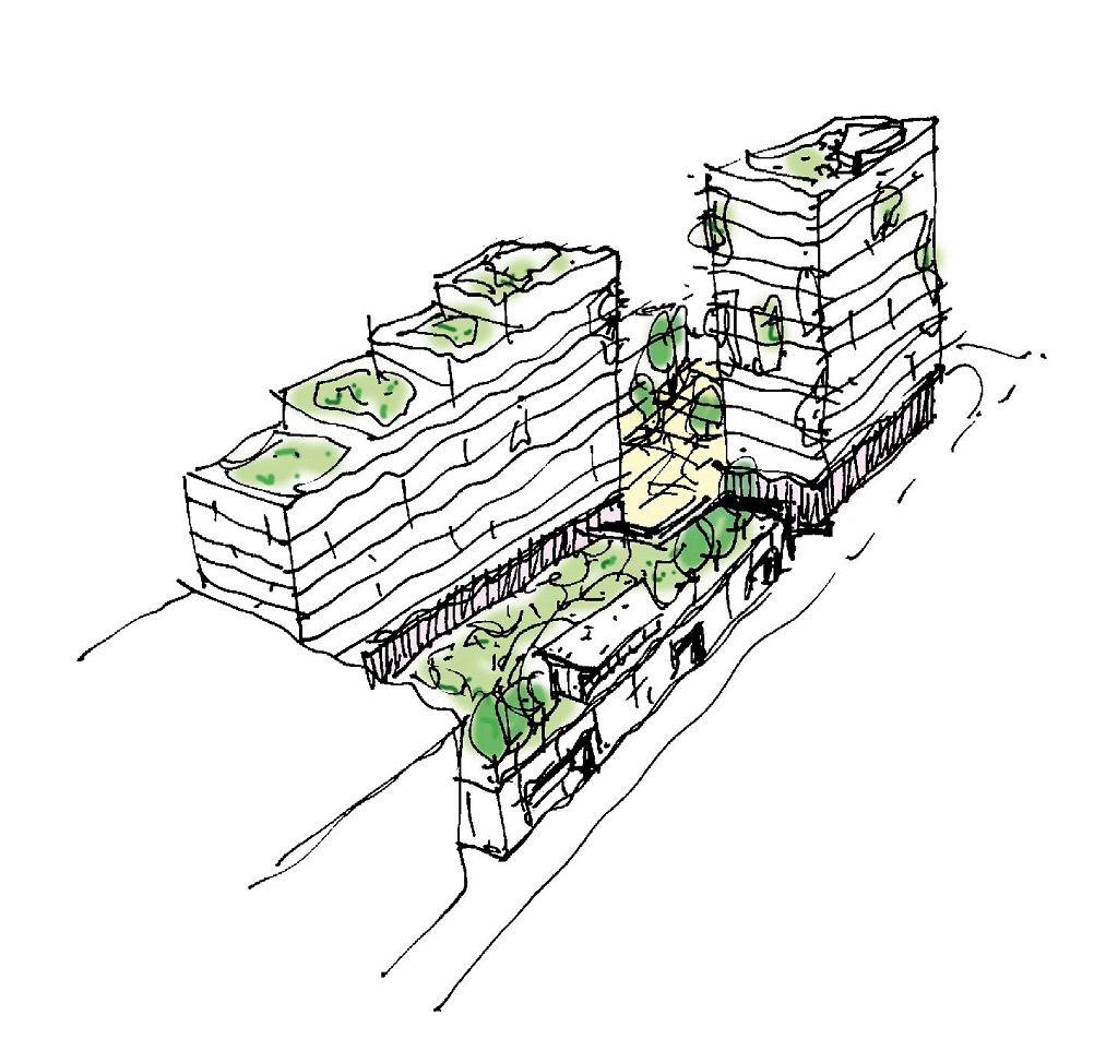 Concept drawings by Make Architects for Bootle Street were released at MIPIM 2015