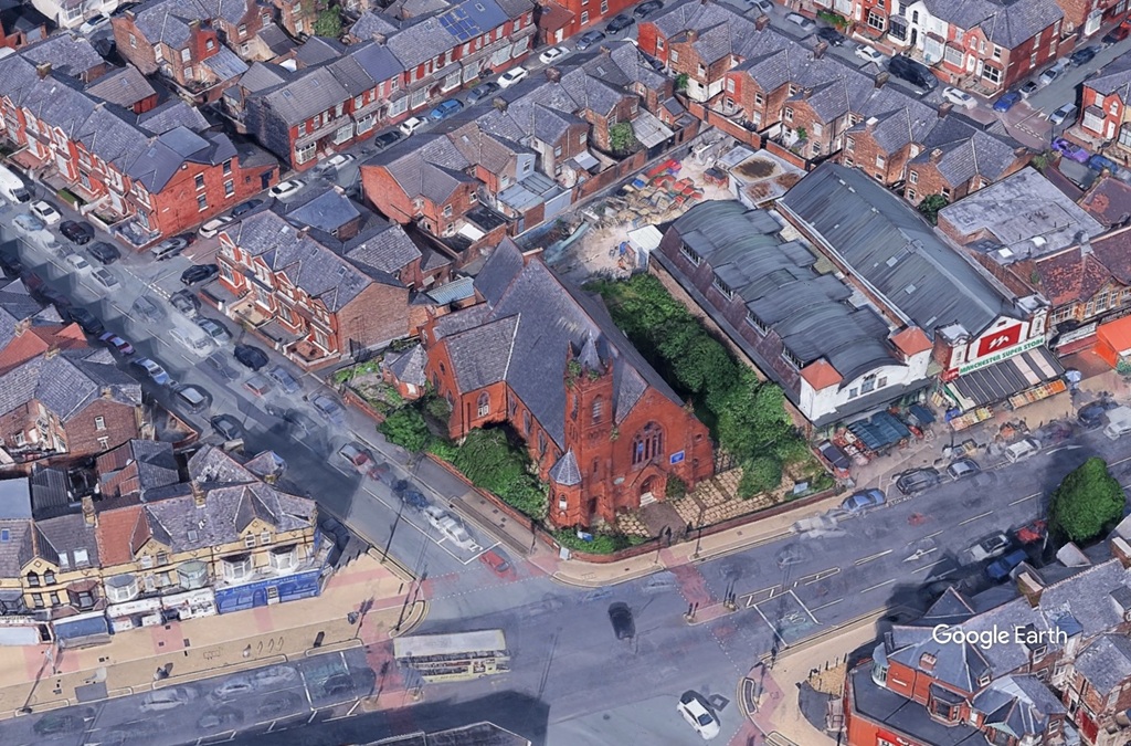 trinityunitedchurch manchester c GoogleEarth