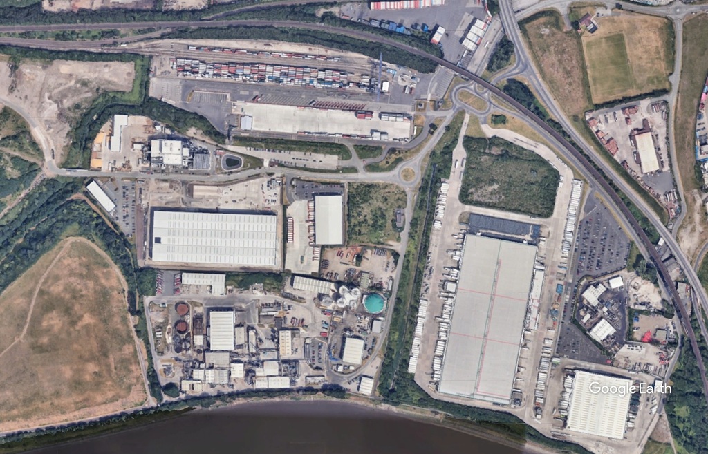 widnes viking park c google earth